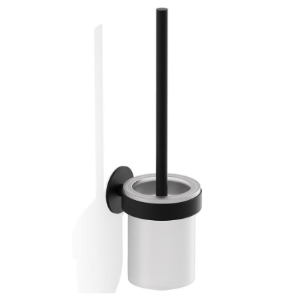 BASIC SELF-ADHESIVE BA SK WBG wc-harja komplekt seinale, liimitav- kroom, matt must. Hind alates 119,80 € (km-ga)